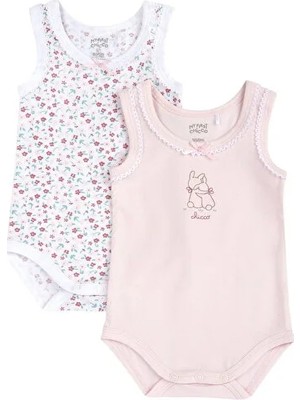 Chicco Kız Bebek 2li Kolsuz Body Set