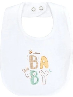 Chicco Kız Bebek Baskılı Mama Önlüğü