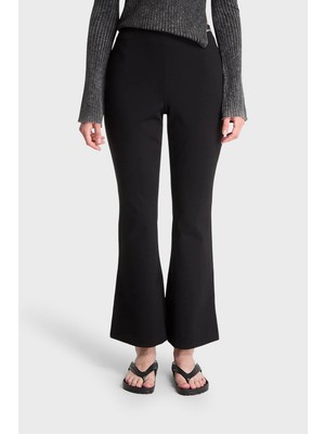 Calvin Klein Logolu Flare Fit Yüksek Bel Pantolon LV047G632GUB1 Bayan Pantolon LV047G632G Ub1