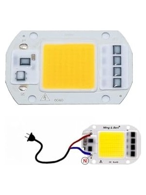 MarkEntegra Alkatronik 220V 50W Power LED Gün Işığı Warm White Projektör Cob LED Driver
