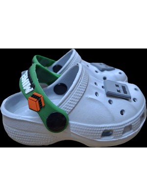 Myshoes Minecraft Süslü Çocuk Terlik Sandalet