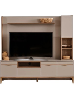 Enluso Nova Lcd Tv Sehpa Table Top Üst fonlu (Kumsal) - 180