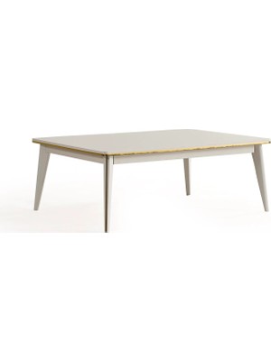 Enluso Alyans Gold Orta Sehpa (Sedef Krem) - 90 X 120