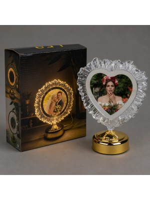 Kristal Ledli Fotoğraf Çerçevesi - 20X26CM