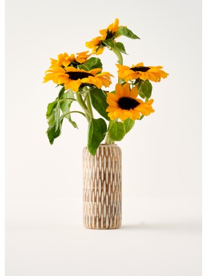 Bella Maison Hera Mango Vazo Kahverengi (19X9 Cm)