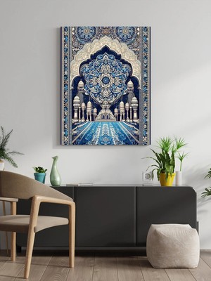 Visdora Islami Model Canvas Tablo Ev Ofis Mutfak Dekorasyonu Kanvas Duvar Tablo