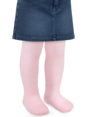 Civil Baby Düz 6- Bebek Kız Külotlu Çorap - Pembe