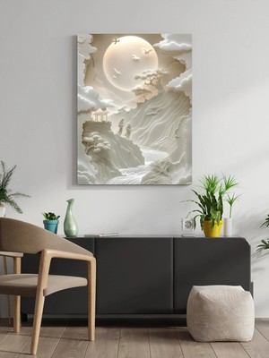 Visdora Dekoratif Manzara Canvas Tablo Ev Ofis Mutfak Dekorasyonu Kanvas Duvar Tablo