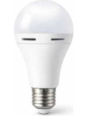 Cata Şarjlı LED Ampul 9W 830 Lümen E27 Beyaz Işık Elektrik Kesintisine Uygun