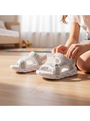 Bags Shoes Cool Pamela-Ptk 26/30  Kız Çocuk Işıklı Taban Cırtlı Sandalet