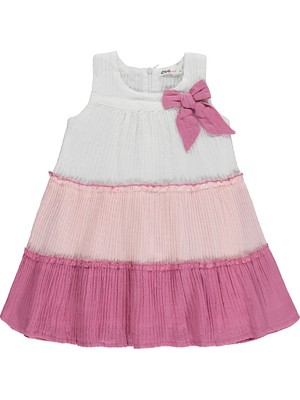 Civil Girls Fiyonklu 2-5 Yaş Elbise - Pembe