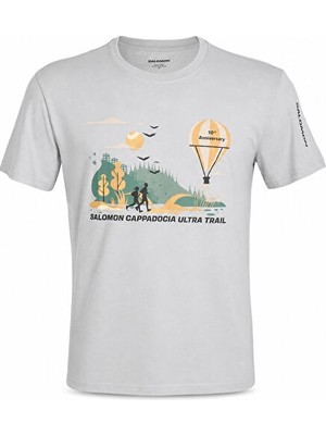 Salomon S Cut Anv Men Tee Erkek Günlük Tişört SLM25002-GRI Yeşil