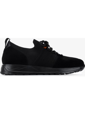 Valmenti Erkek Deri & Tekstil Siyah Süet Sneakers & Spor Ayakkabı 1151 Val-Tnc-5 Erk Ayk Y26 Sıyah Suet/trk