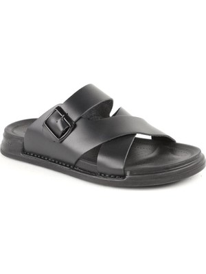 Kuum M67-265 Hakiki Deri 40/44 Yumuşak ve Esnek Taban Terlik
