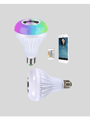 Eco Lounge Bluetooth Hoparlörlü LED Ampul – 12W Enerji Tasarruflu