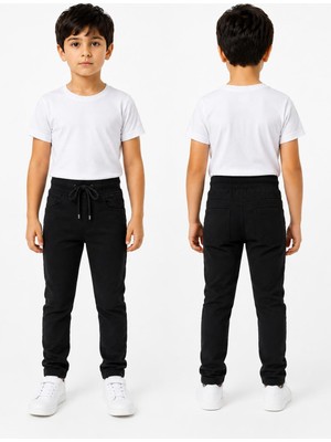 Dıgıl Kids Ribana Bel Kanvas Okul Pantolonu Unisex