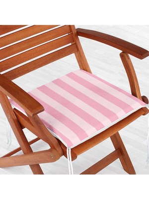 Rem Home Remhome Pembe Renklerin Uyumu Modern Tasarımlı Fermuarlı Sandalye Minderi