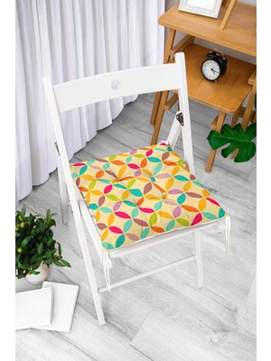 Rem Home Remhome Dijital Baskılı Pofidik Sandalye Minderi