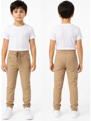 Dıgıl Kids Ribana Bel Kanvas Okul Pantolonu Unisex