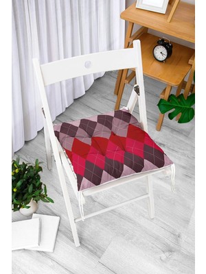 Rem Home Remhome Dijital Baskılı Pofidik Sandalye Minderi