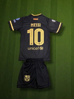 North Babıl Barcelona Siyah Messi Çocuk Forma