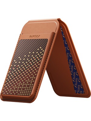 Raptic Aramid Serenity Serisi M-Safe Uyumlu Standlı Kartlık Kahverengi