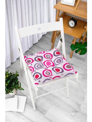 Remhome Rem Home Dijital Baskılı Pofidik Sandalye Minderi