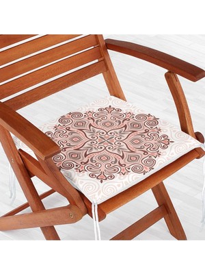 Rem Home Remhome Modern Desenli Dijital Baskılı Fermuarlı Sandalye Minderi