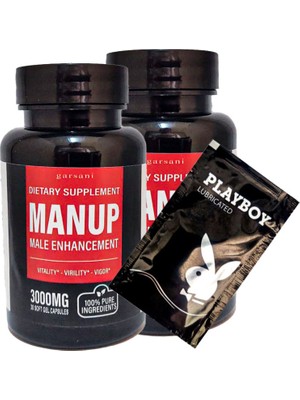 Bezos Playboy Jel + Manup Erkeklere Özel Soft Gel Formunda Destekleyici 30LU x 2 Adet
