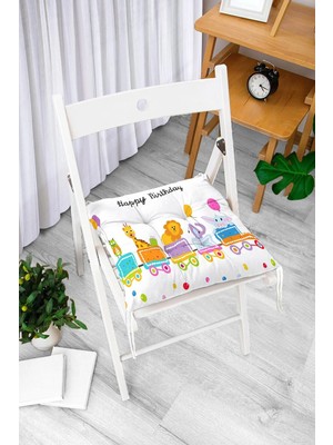 Rem Home Remhome Dijital Baskılı Pofidik Sandalye Minderi