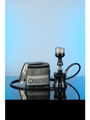 Oduman N2 Travel Siyah Nargile Tam Set - 50