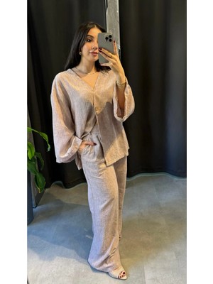 Keten Kimono Takım
