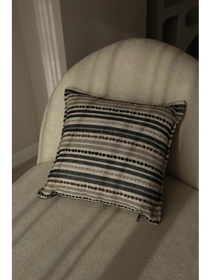 Needle Mottled Füme Kırlent Kılıfı (45X45)