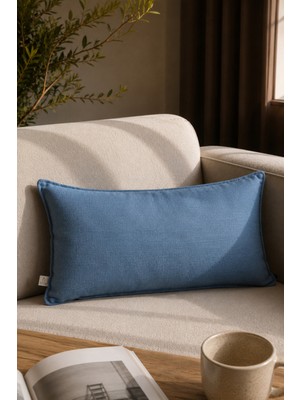 Needle Origine Açık Mavi Kırlent Kılıfı (30X50)