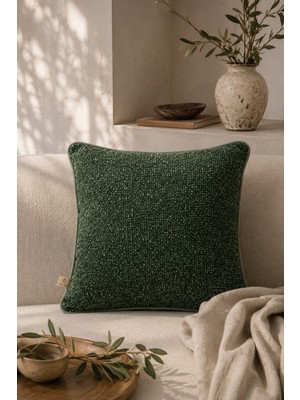 Needle Goff Yeşil Kırlent Kılıfı (45X45)