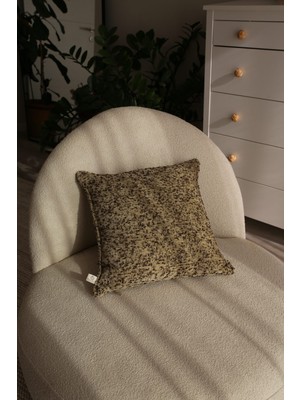 Needle Cookie Kahve Kırlent Kılıfı (45X45)