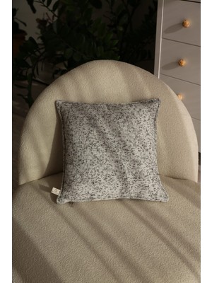 Needle Cookie Beyaz Kırlent Kılıfı (45X45)