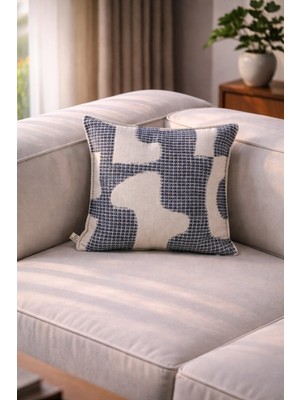 Needle Dune Mavi Kırlent Kılıfı (45X45)