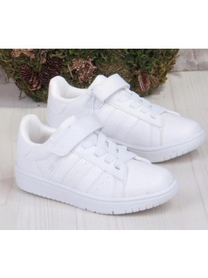 Cool Cooper-Flt 31/36 Çocuk Cırtlı Sneaker Spor Ayakkabı