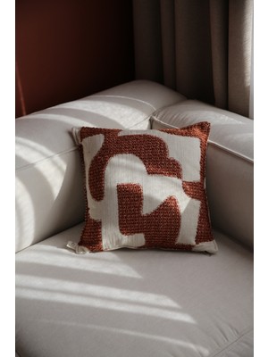 Needle Dune Kiremit Kırlent Kılıfı (45X45)