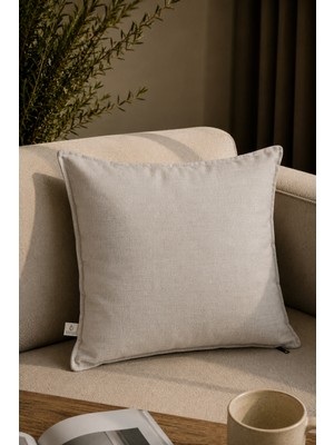 Needle Origine Ekru Kırlent Kılıfı (45X45)