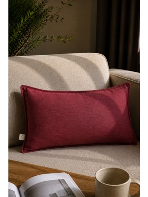 Needle Origine Bordo Kırlent Kılıfı (30X50)