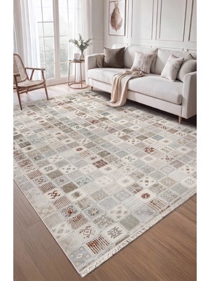 Colore Home Nova Vintage Etnik Desen Klasik Akrilik Halı Etnik Salon Halısı Vintage Yolluk