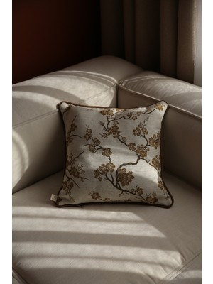 Needle Sakura Hardal Kırlent Kılıfı (45X45)
