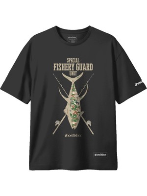 Balıkçılık Temalı Tişört - Special Fishery Guard Unit