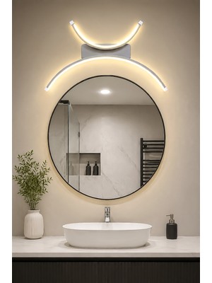Gedro Modern Tasarım Dekoratif LED Aplik (Gün Işığı) (Pilli Değildir) Mutfak Banyo Yatak Odası Çalısma Odası Hol Salon