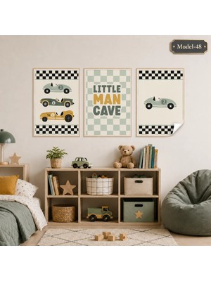 Akıllı Kağıt Statik Tutunma Özellikli Tablo - Poster Çocuk Odası (Model-48)