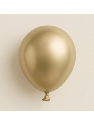Niyet 5" Gold (Altın) Krom Lateks Balon 100'LÜ - Dekorasyon-Doğum Günü-Parti-Süsleme