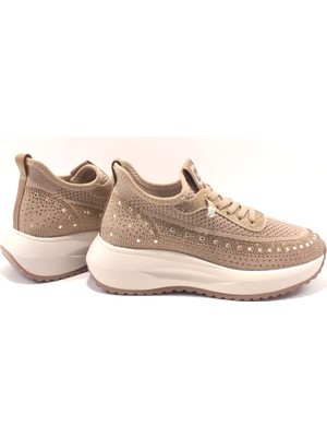 Guja 26Y301-3 Premium Taşlı Örme Hafif ve Comfort Tabanlı Günlük Spor Ayakkabı