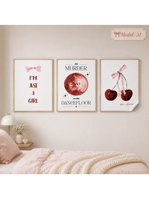 Akıllı Kağıt Statik Tutunma Özellikli Tablo - Poster Modern (Model- 31)